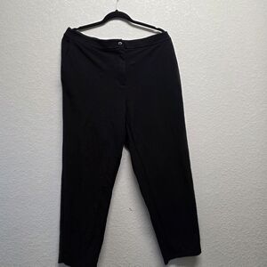 Eileen Fisher Classic Black Women's Pants Size Large